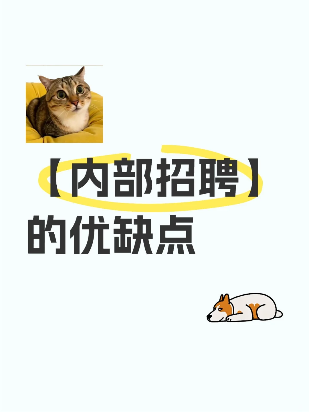 【内部招聘】的优缺点