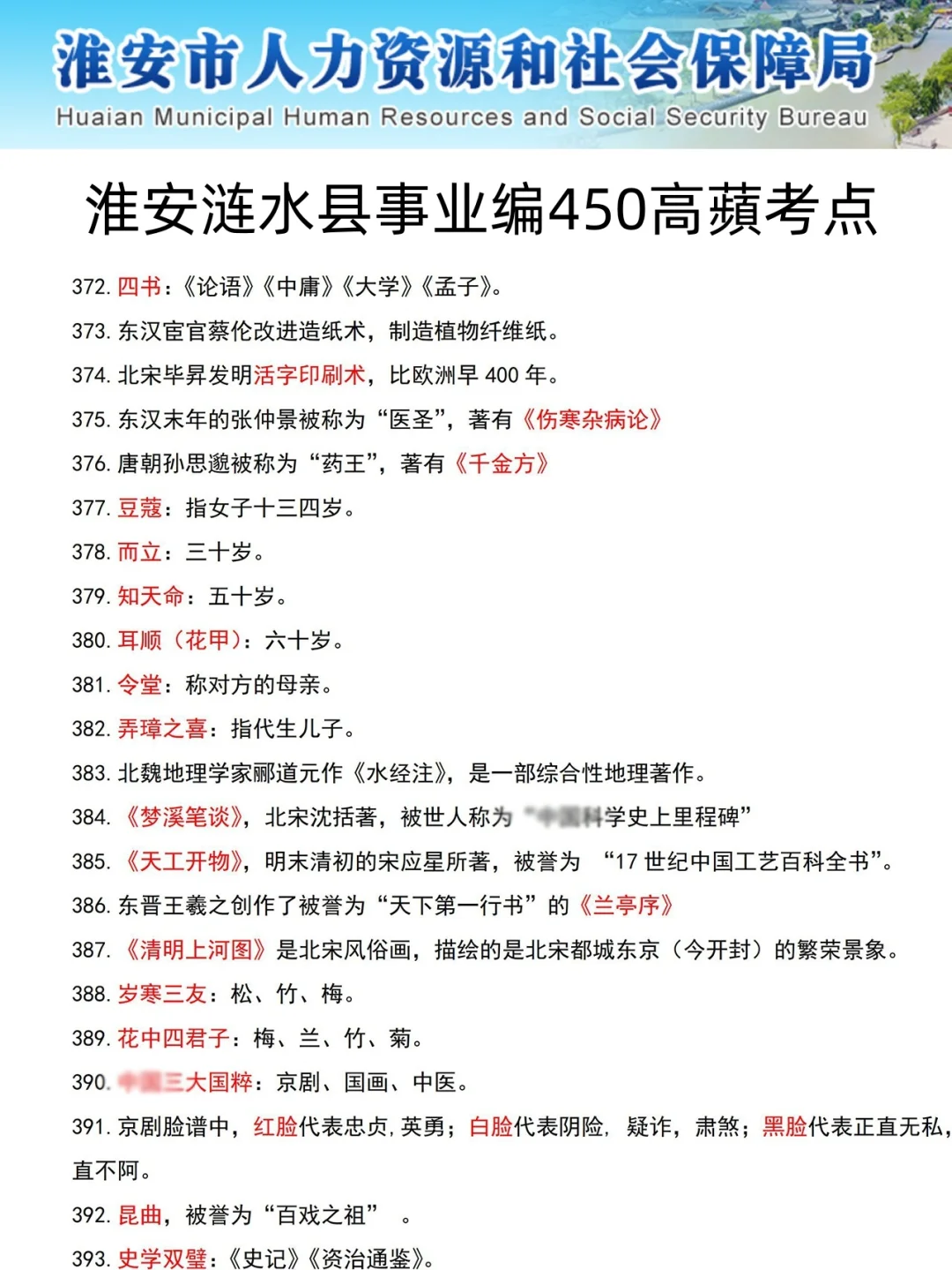 25淮安涟水事业编，就这300题，年年压年年
