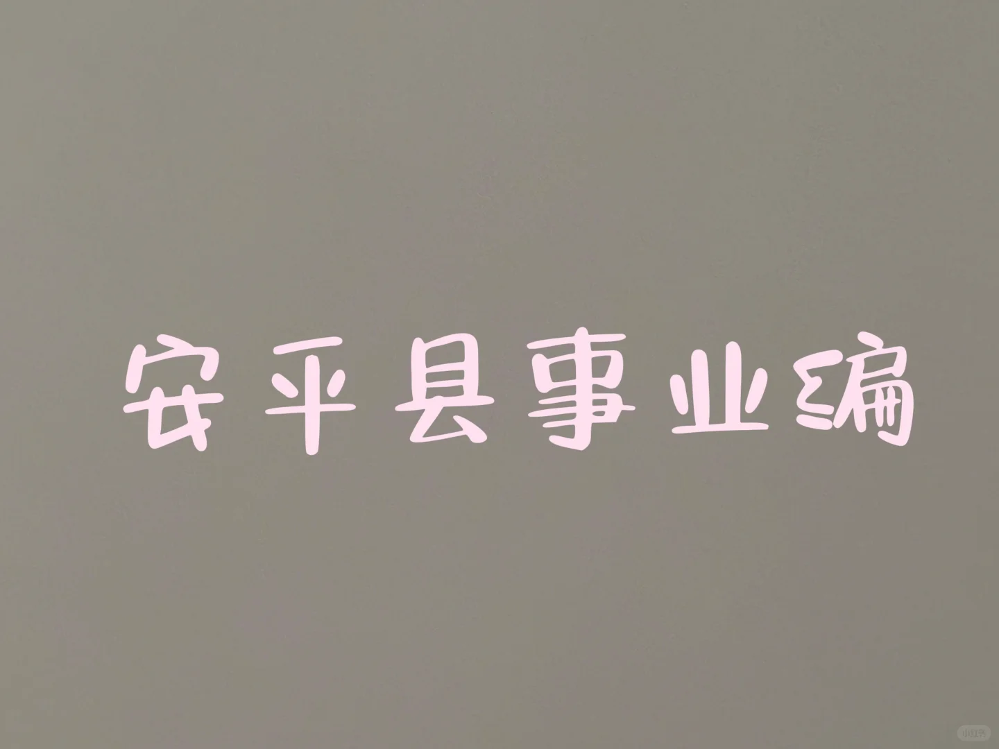 安平县事业单位考试应届生资格复审