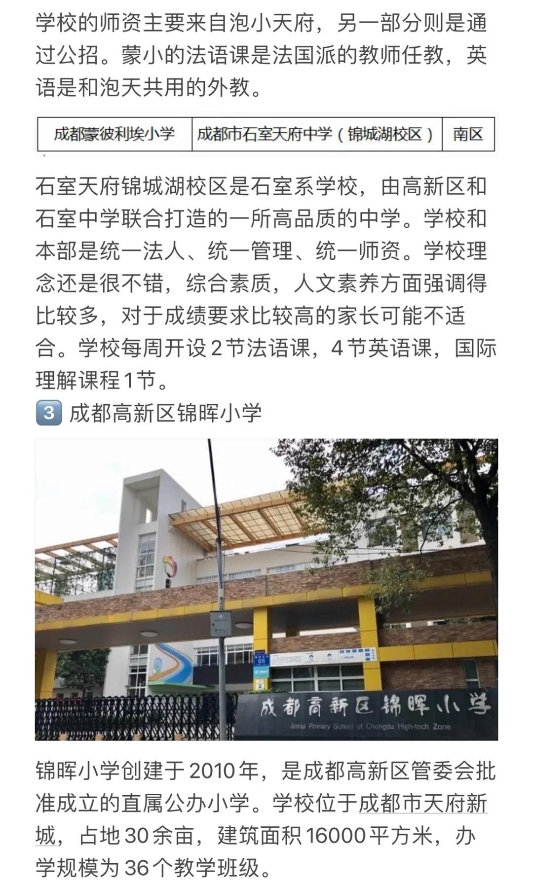 富人区高新区公办小学真牛逼