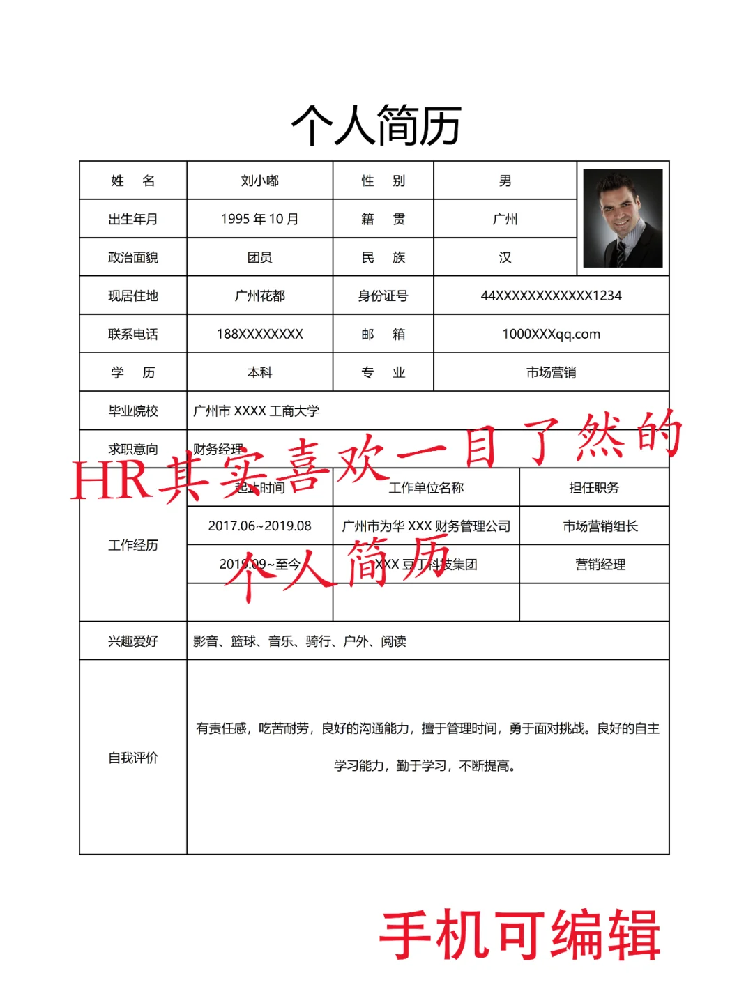 HR其实喜欢一目了然的简历，直呼内行！🔥