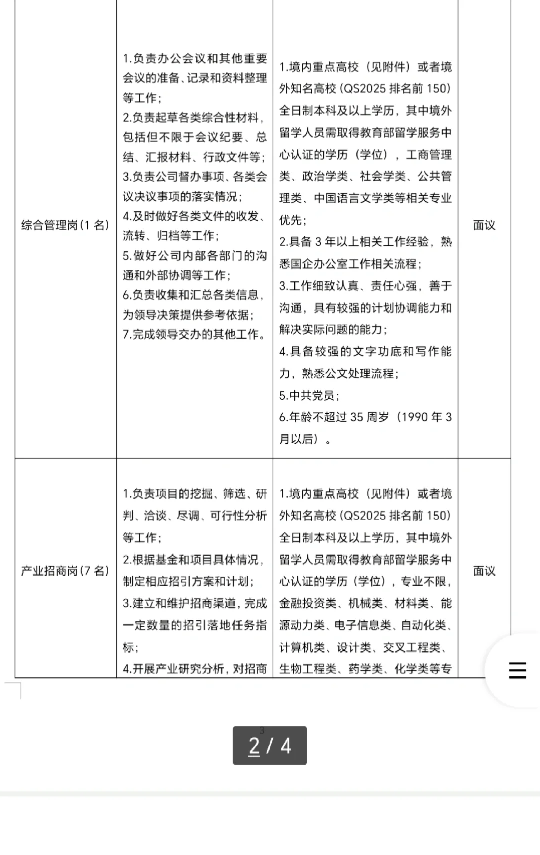 2025年武汉长江新区产业投资有限公司招聘公