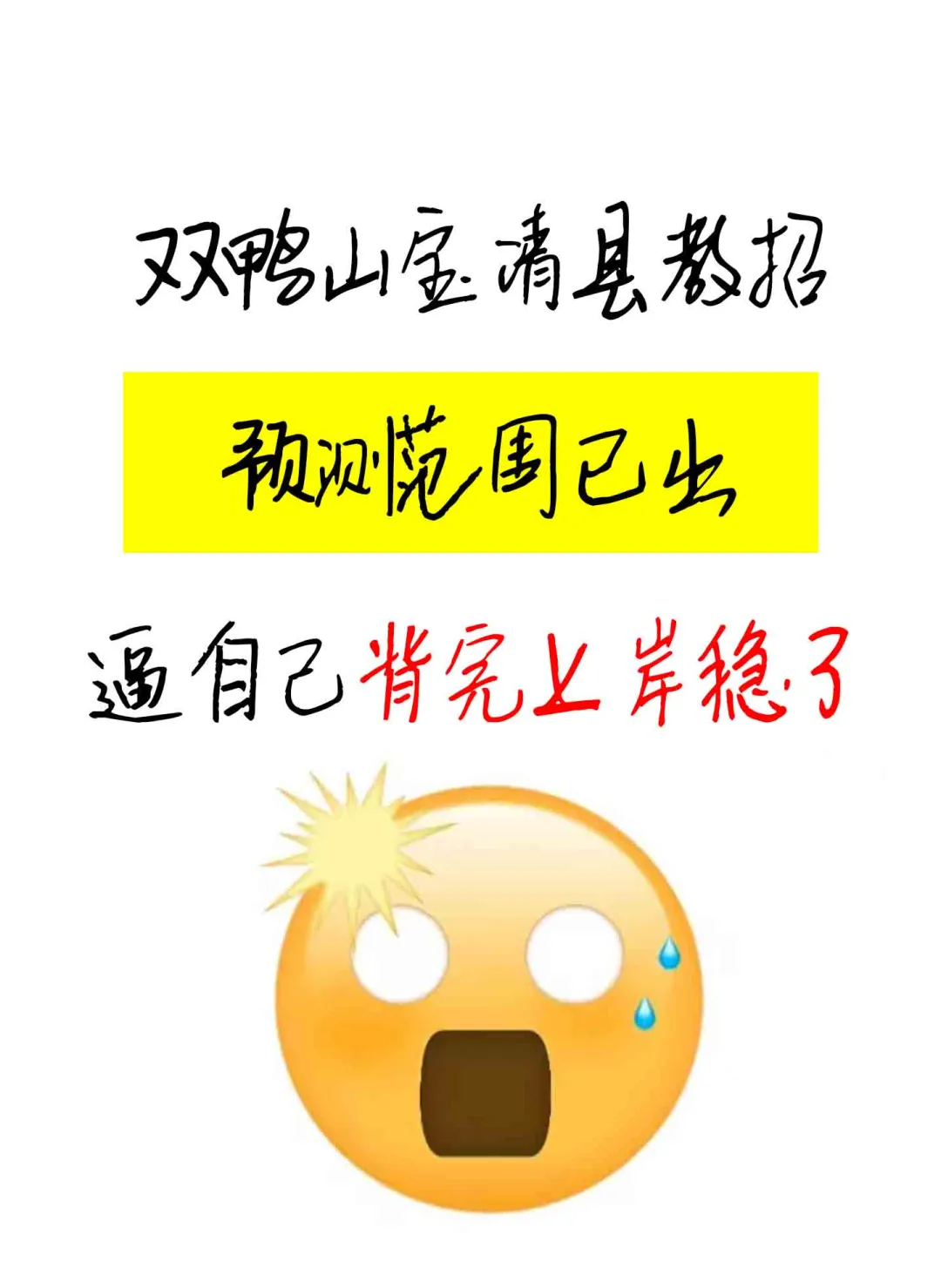 姐是如何逼自己过双鸭山宝清县教招的！