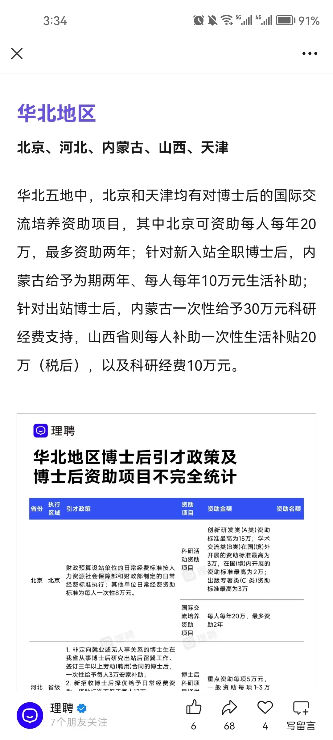 博士后看过来！最高年薪70万🔥