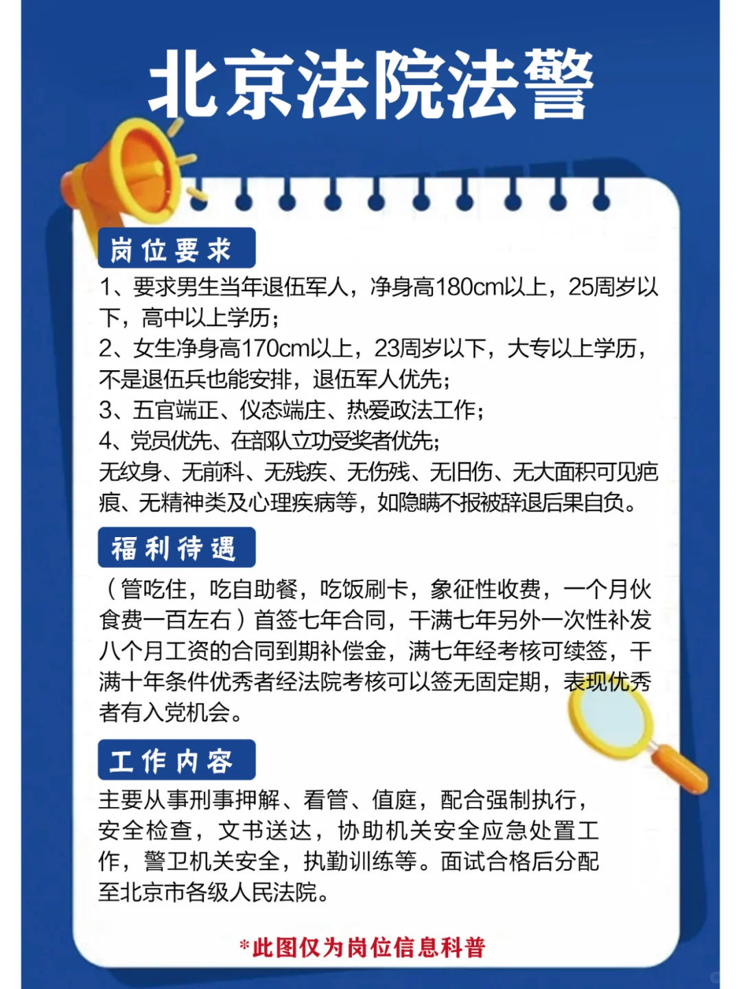 北京地区招法警🔥退伍军人优先❗男女不限
