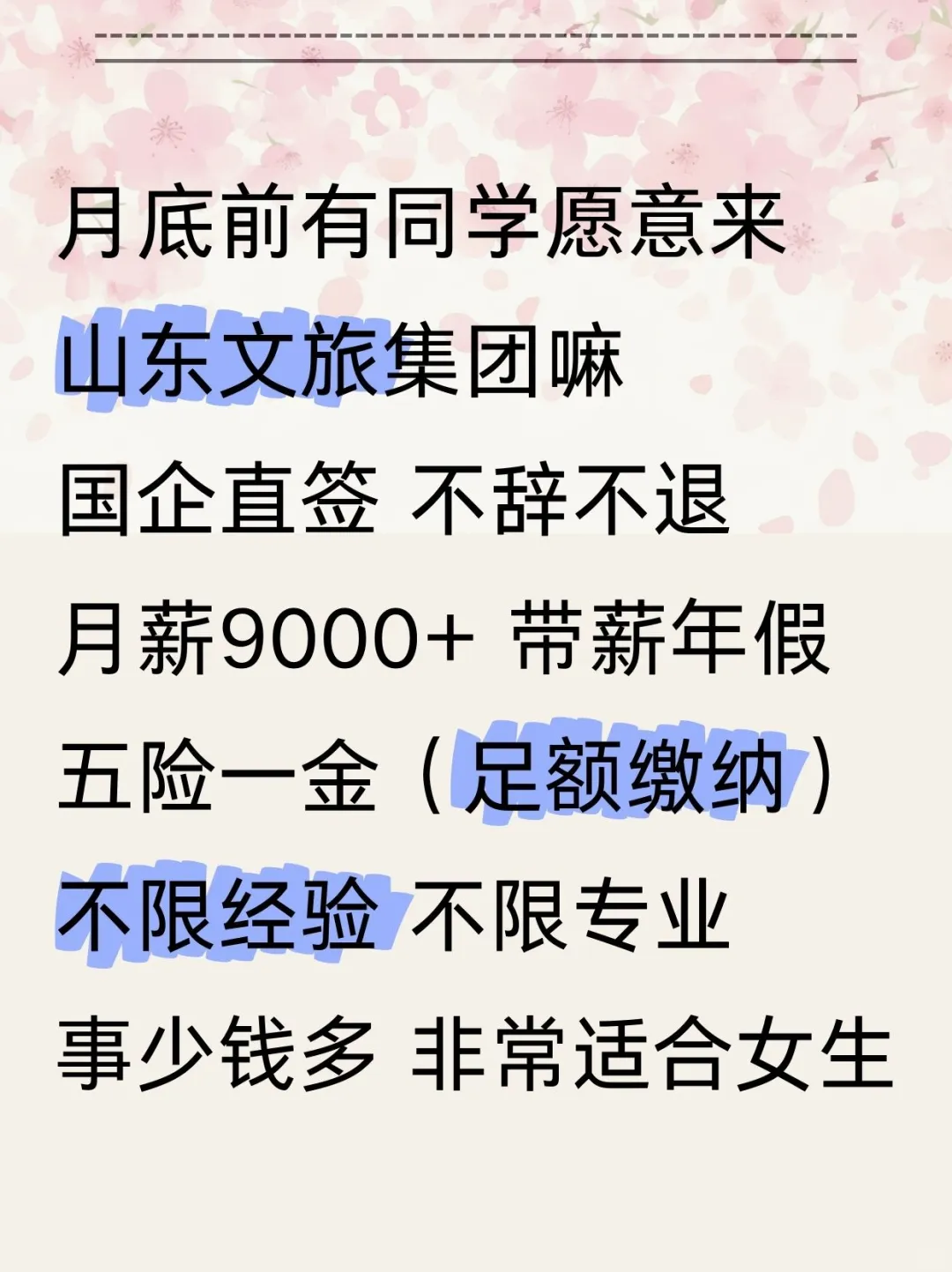 山东文旅急招！投就中！！