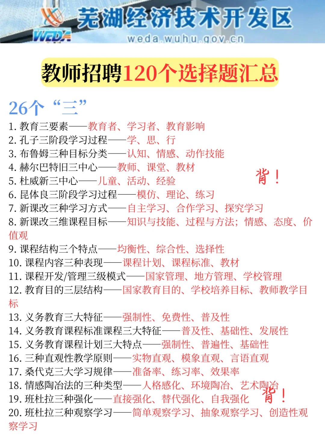 芜湖经开区教师招聘，从4.29少走弯路……🤫