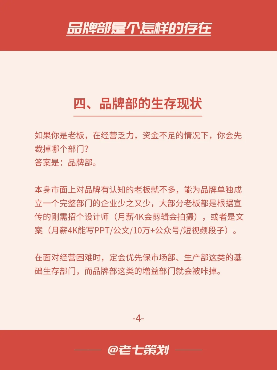 品牌部是个怎样的存在