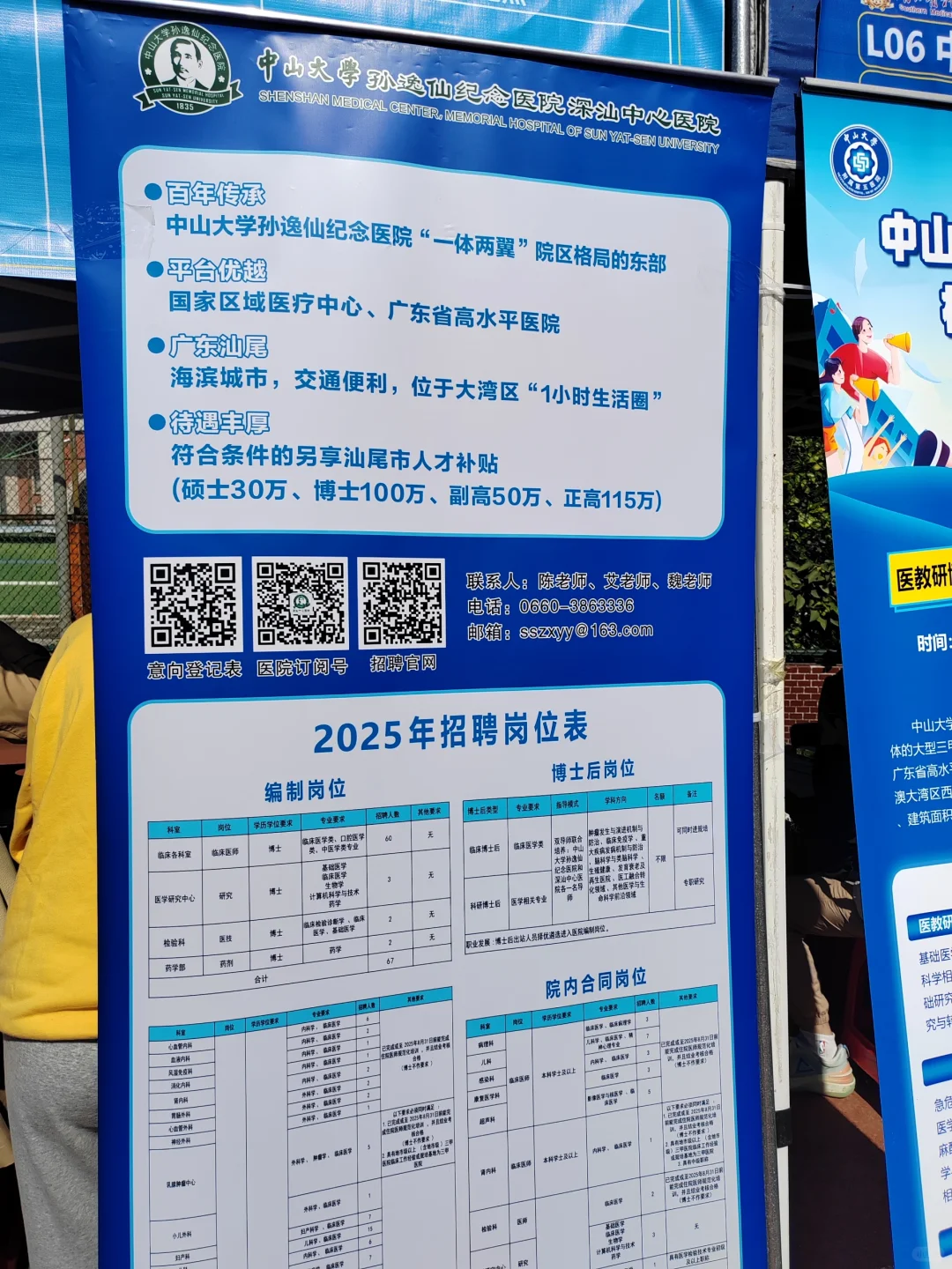 南方医科大学双选会岗位表合集二