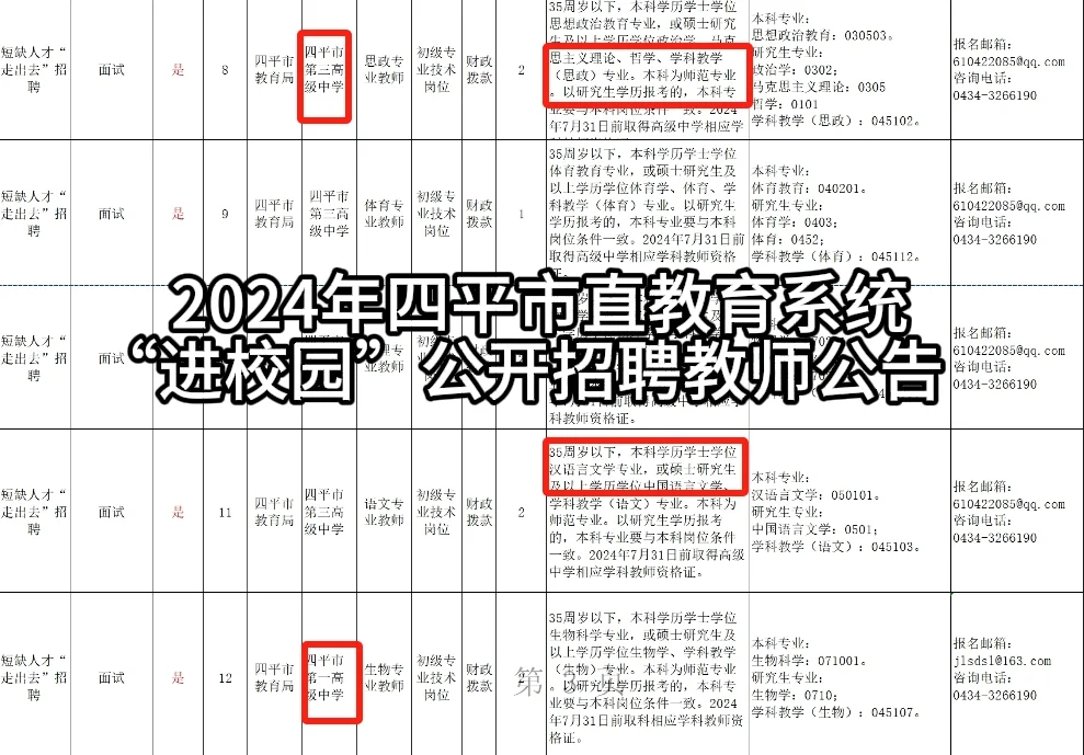 你想要的教师好岗位！来了！