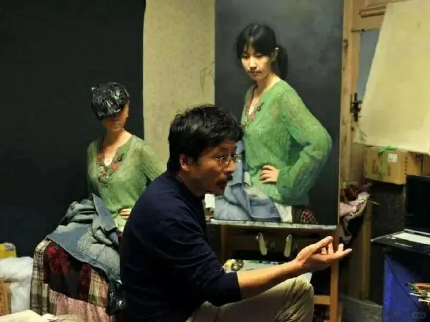 冷老师显微镜般的细节刻画和非凡绘画能力！