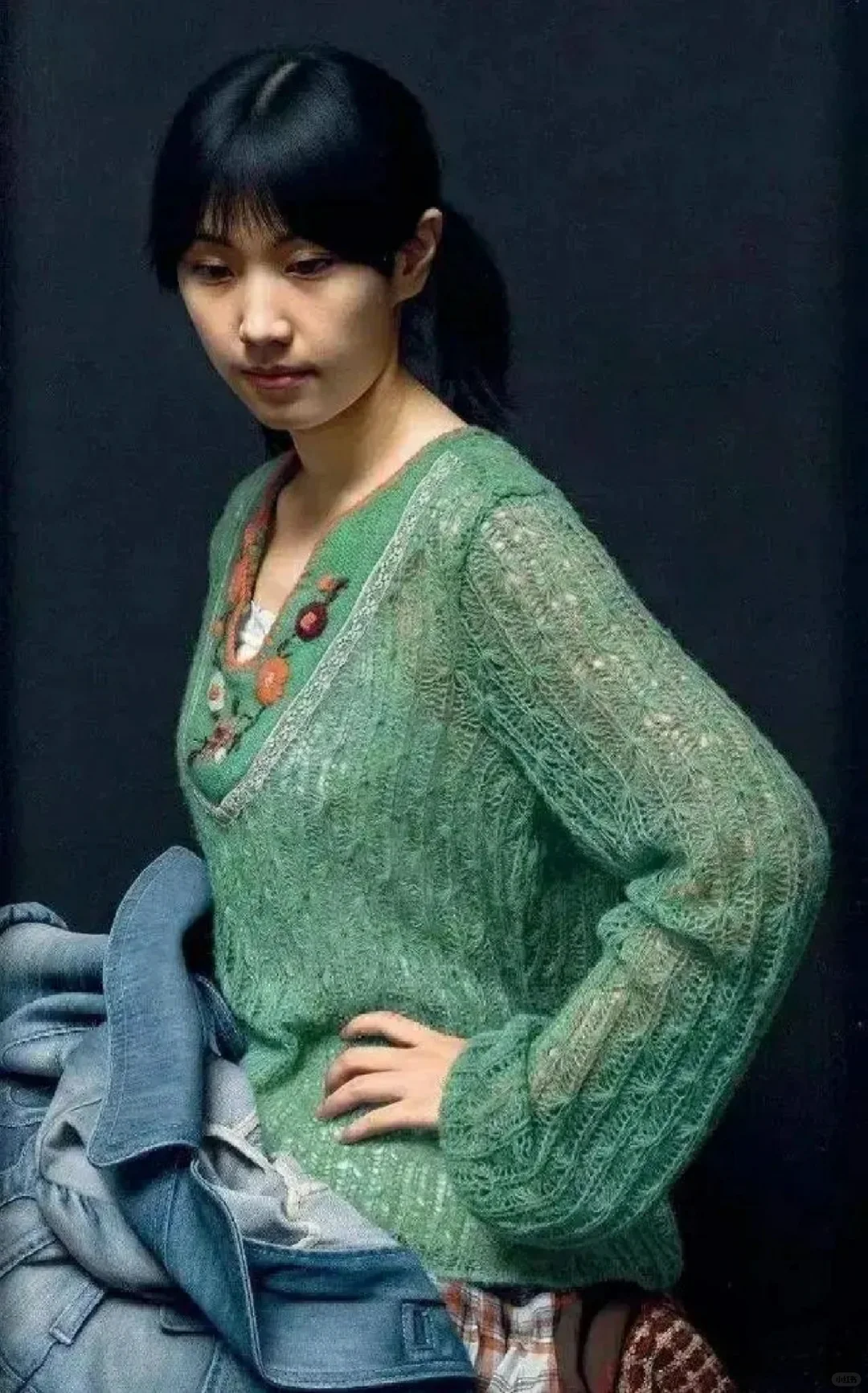 冷老师显微镜般的细节刻画和非凡绘画能力！