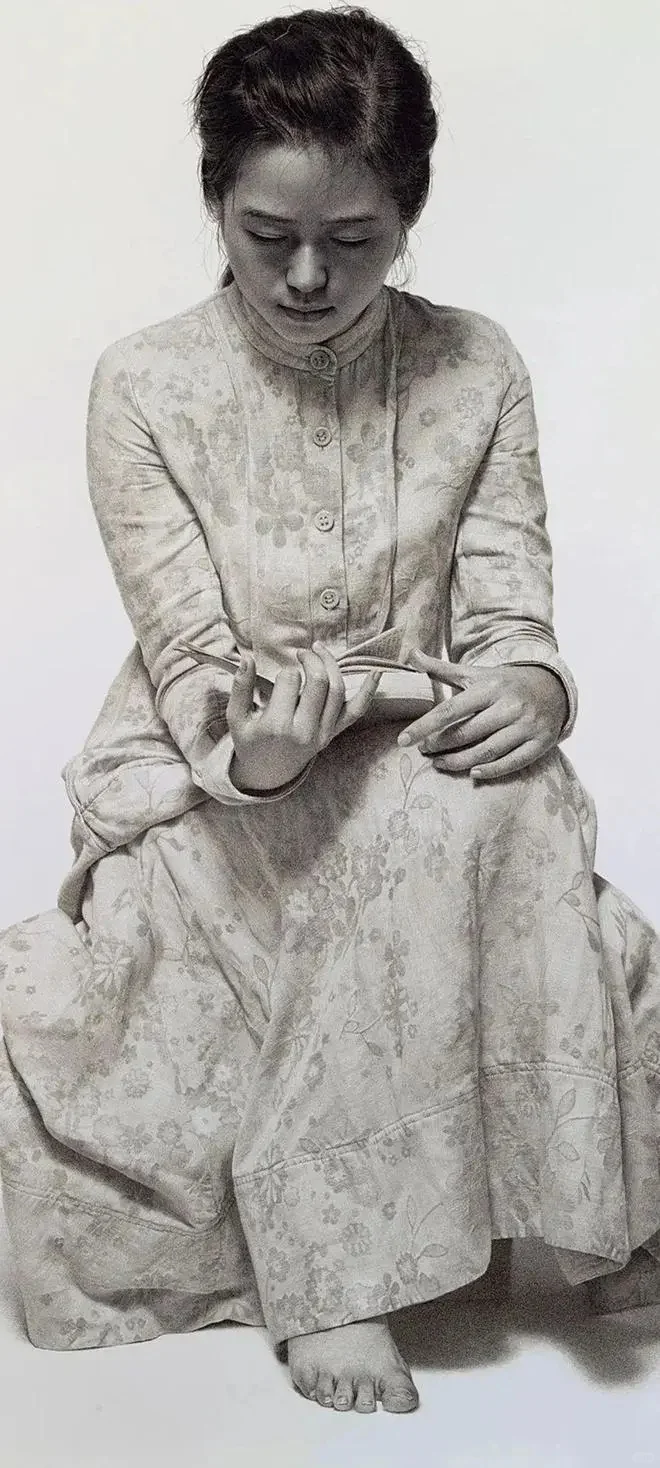 冷老师显微镜般的细节刻画和非凡绘画能力！