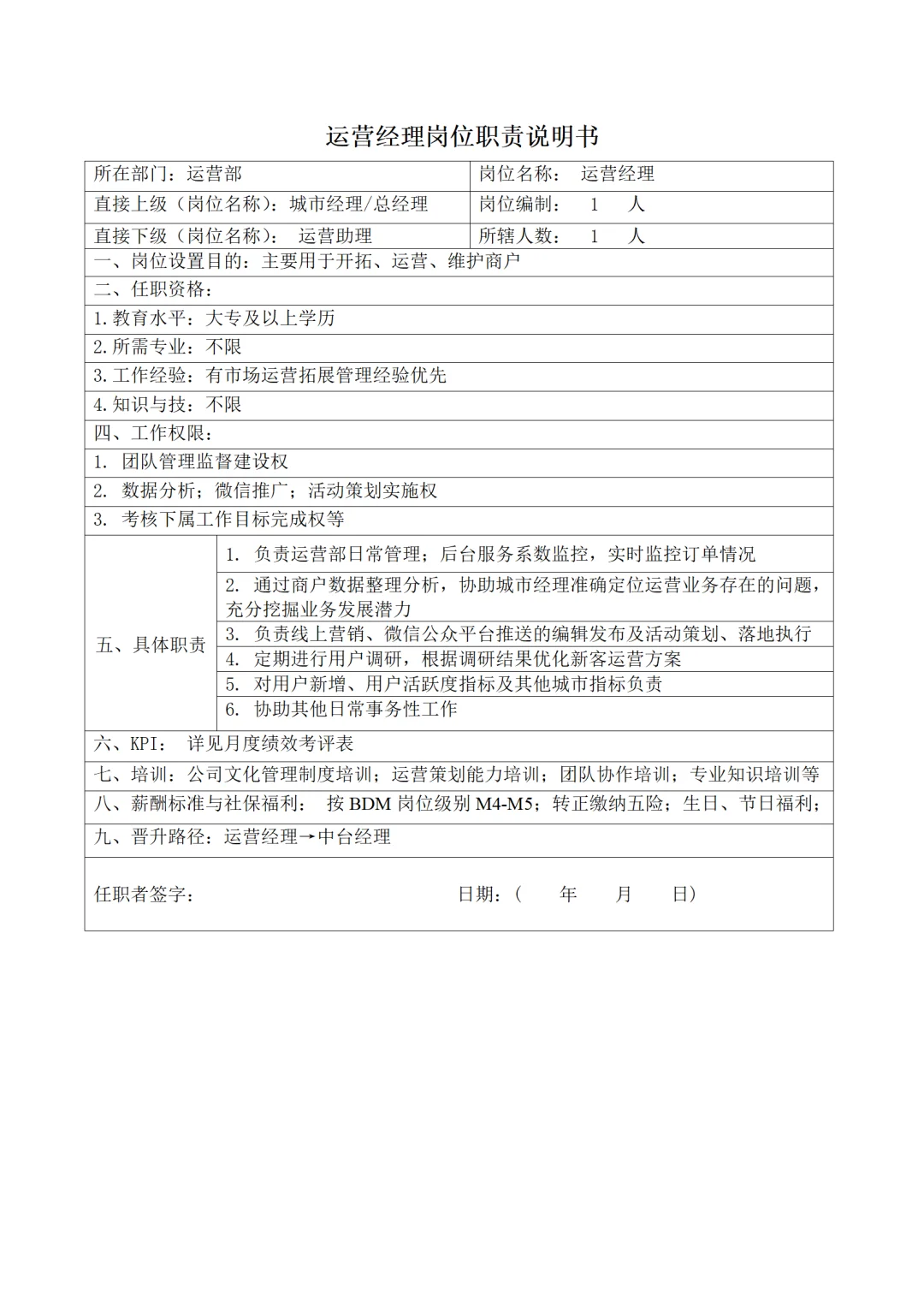 绝了👍人事行政运营岗位说明书，这里都有！