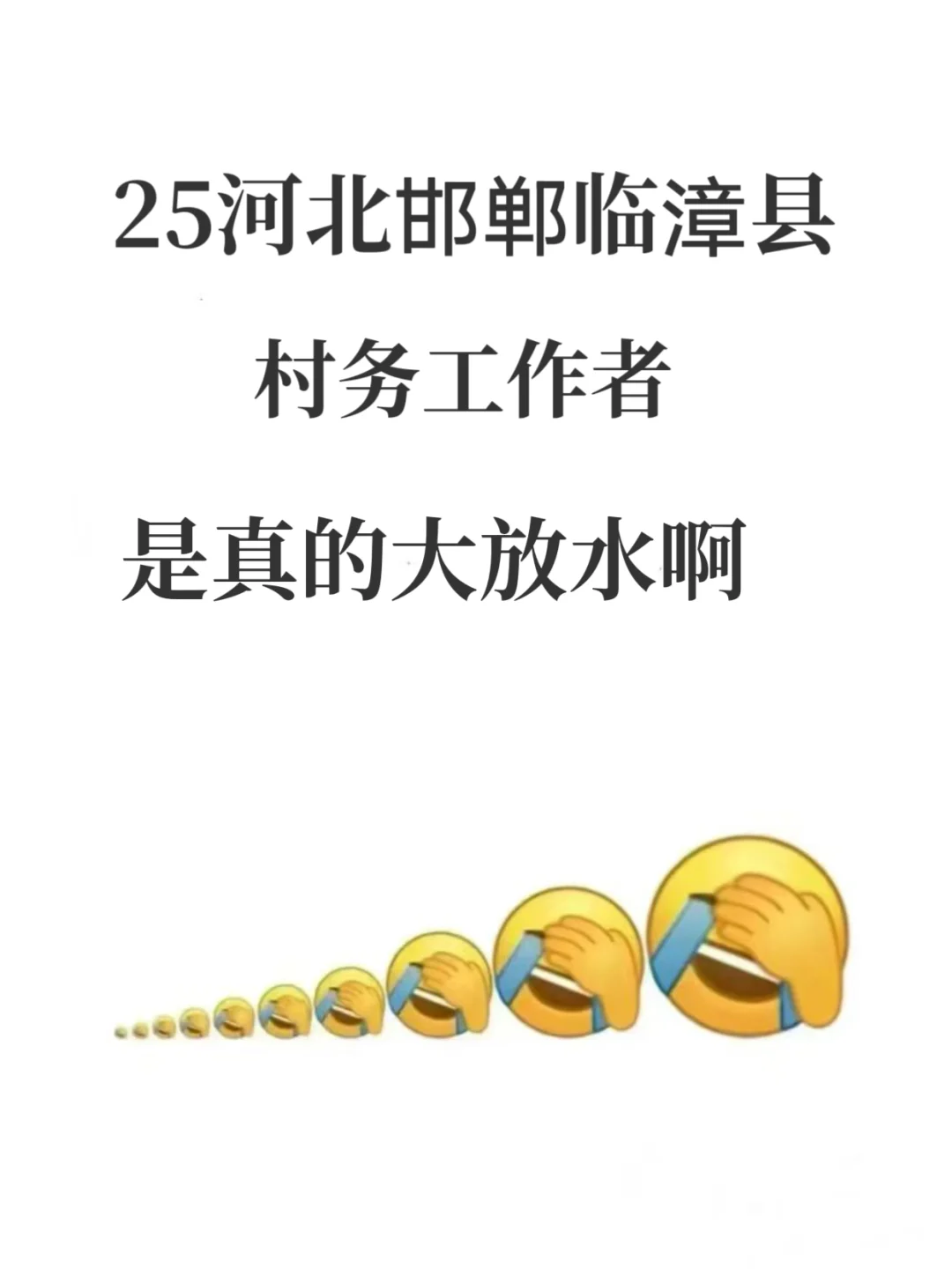 河北邯郸临漳县村务工作者,来一帮一!