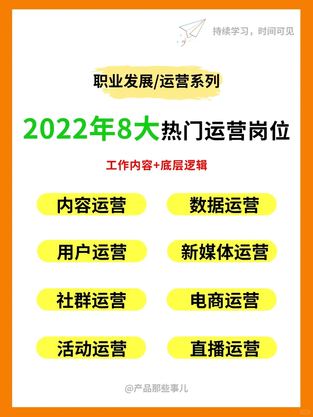 大公司运营都做什么？八大热门运营岗位✅