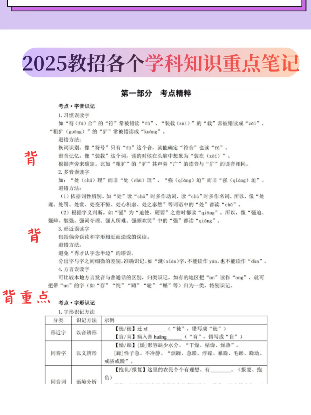 发现没，25教师招聘，来回就这几页纸🤣🤣