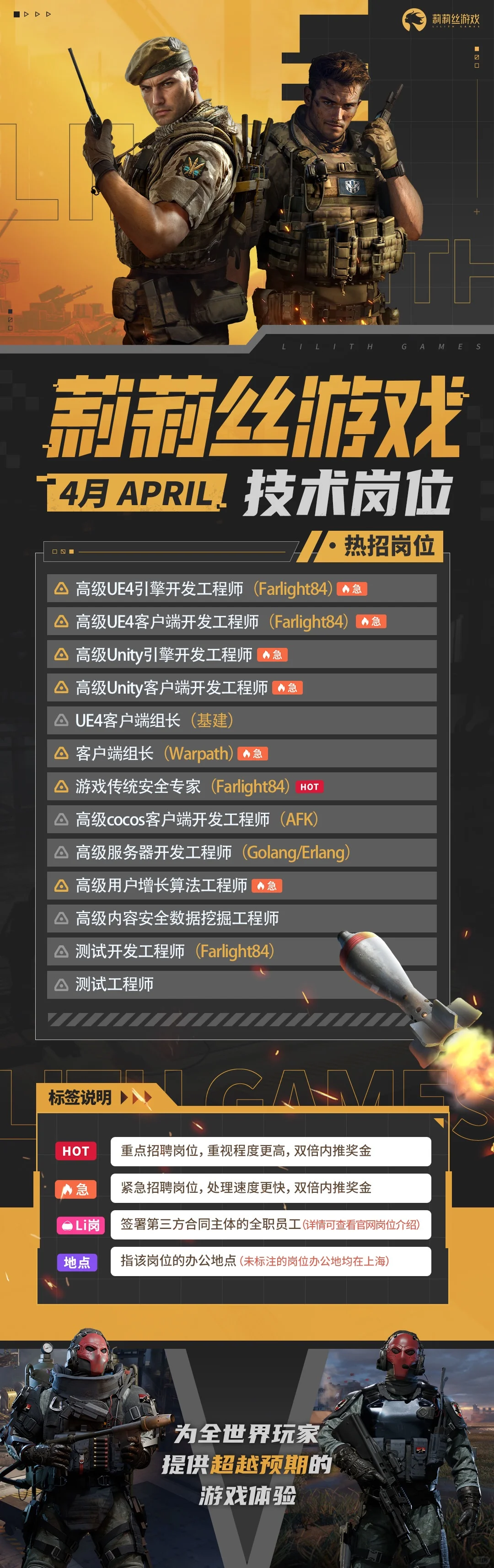 莉莉丝游戏 内推