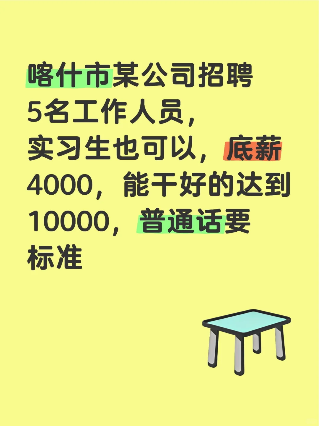 喀什市公司招聘工作人员