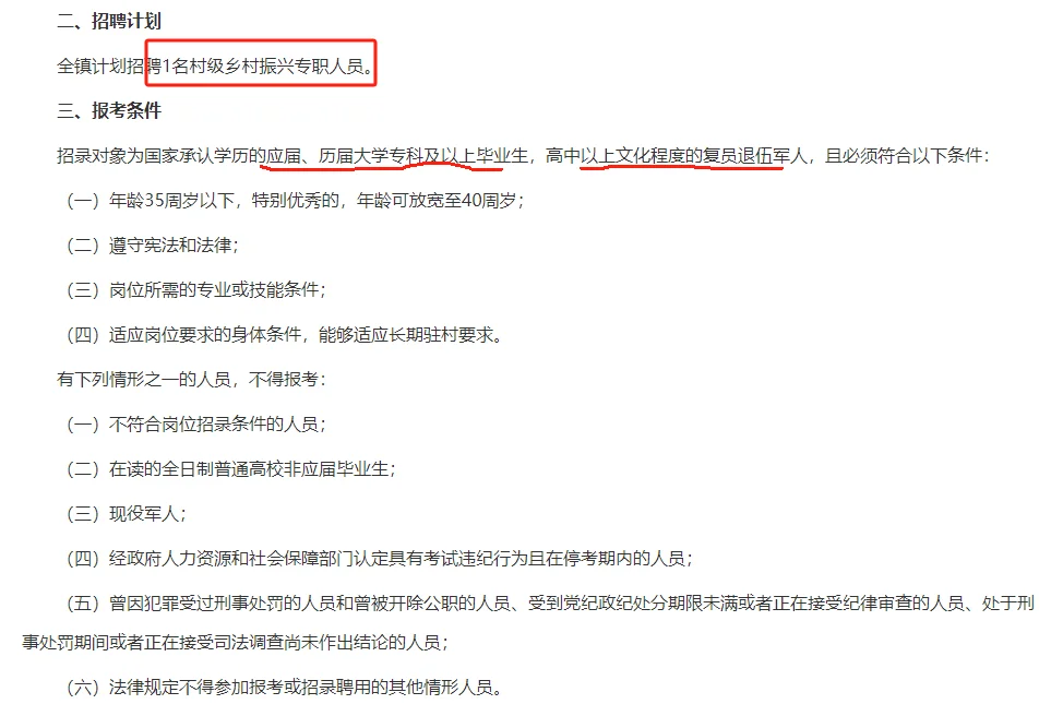 2024年灵璧县大庙镇乡村振兴专职招录公告