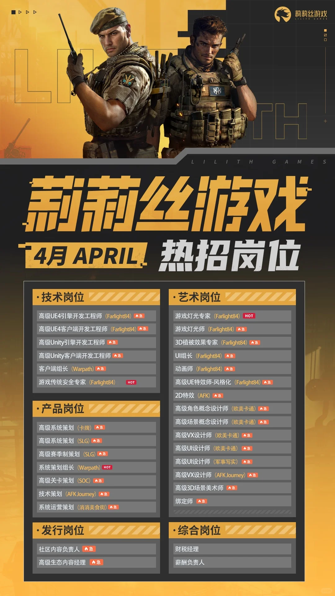 莉莉丝游戏 内推