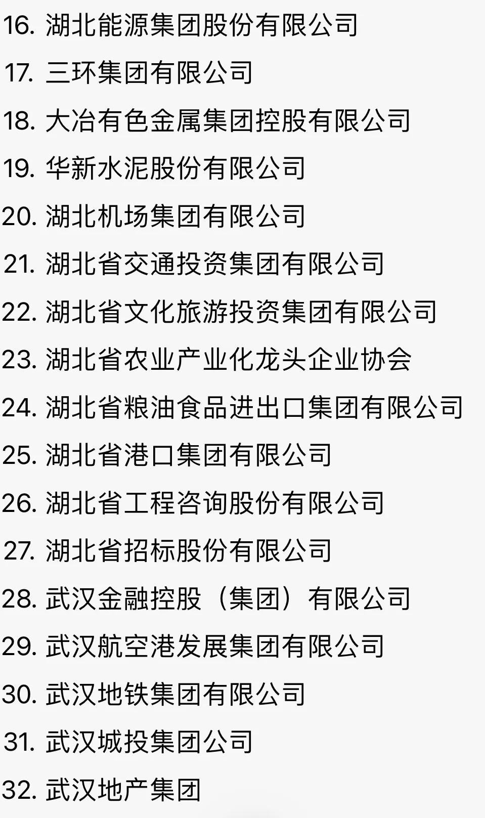 大学生一定要知道的国企——湖北篇