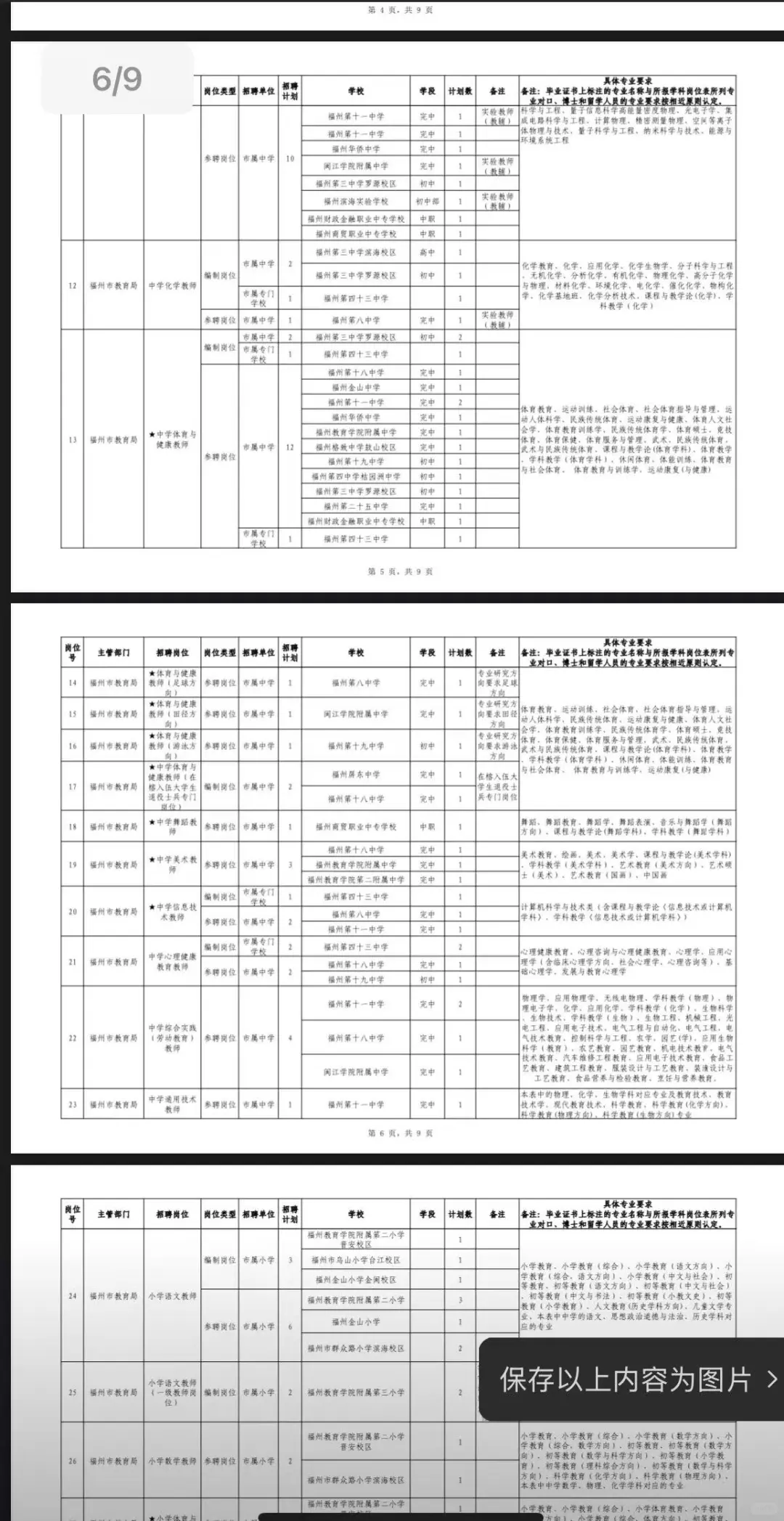 福州市属2025公开教师招聘公告💥