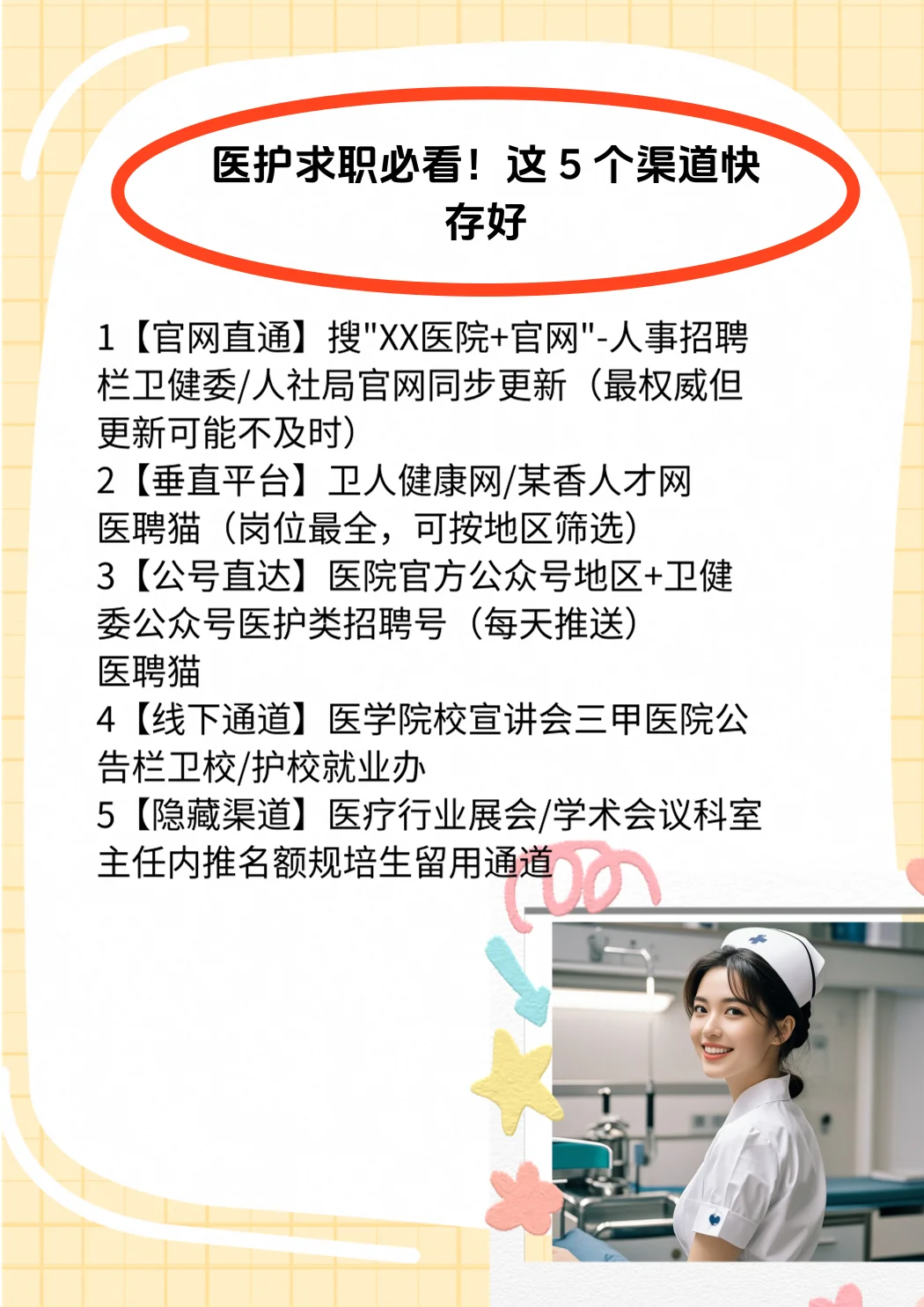医护求职必看！这 5 个渠道快存好