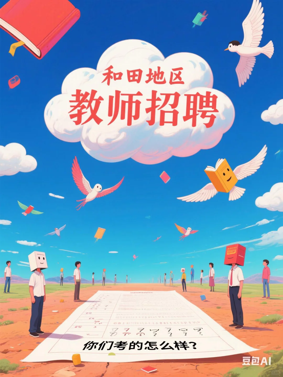 和田地区教师招聘，你们考的怎么样？