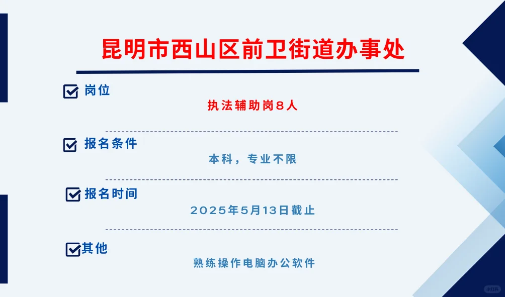 街道办执法辅助岗！