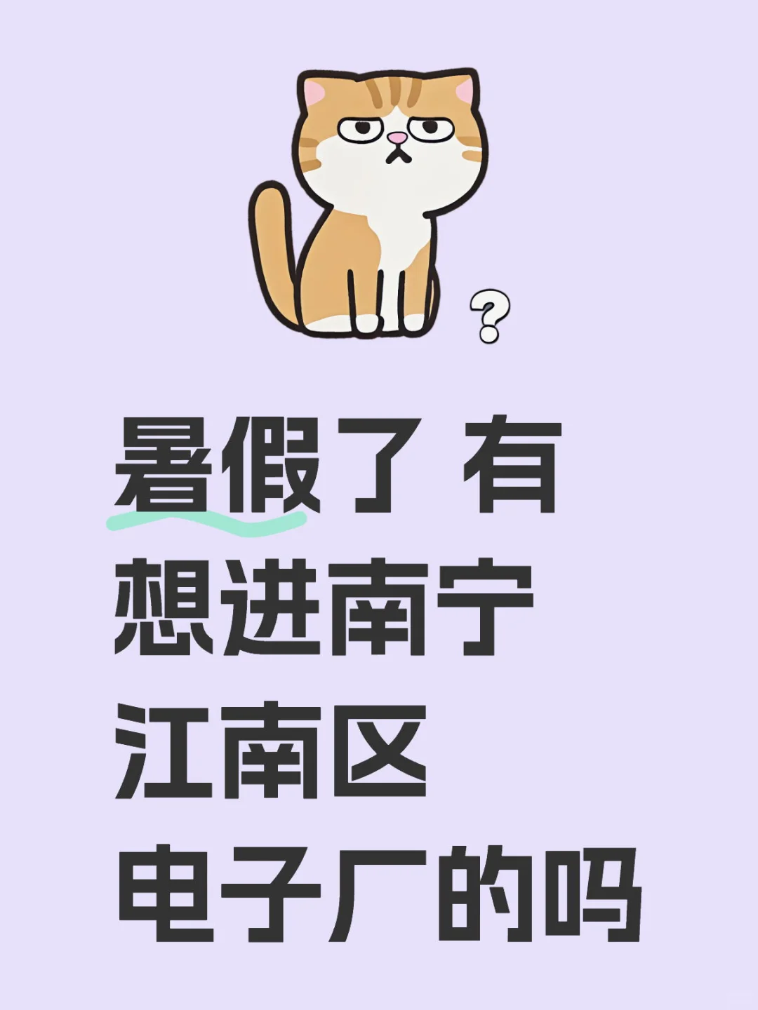 暑假了 有想进厂打暑假工的吗