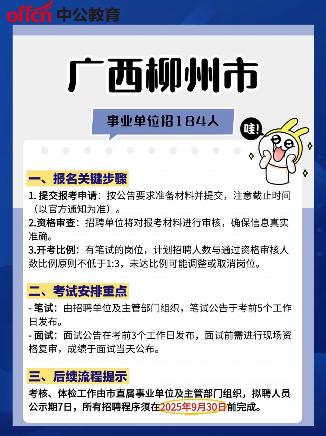 广西柳州市事业单位招184人！报名流程速览