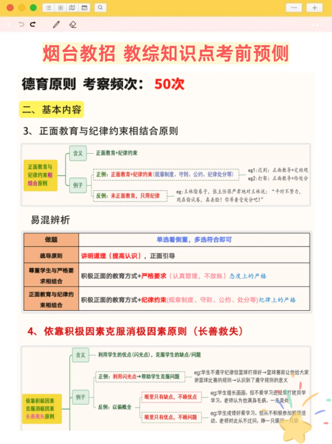 周六烟台教师招聘时政无非这45题，熬夜背！