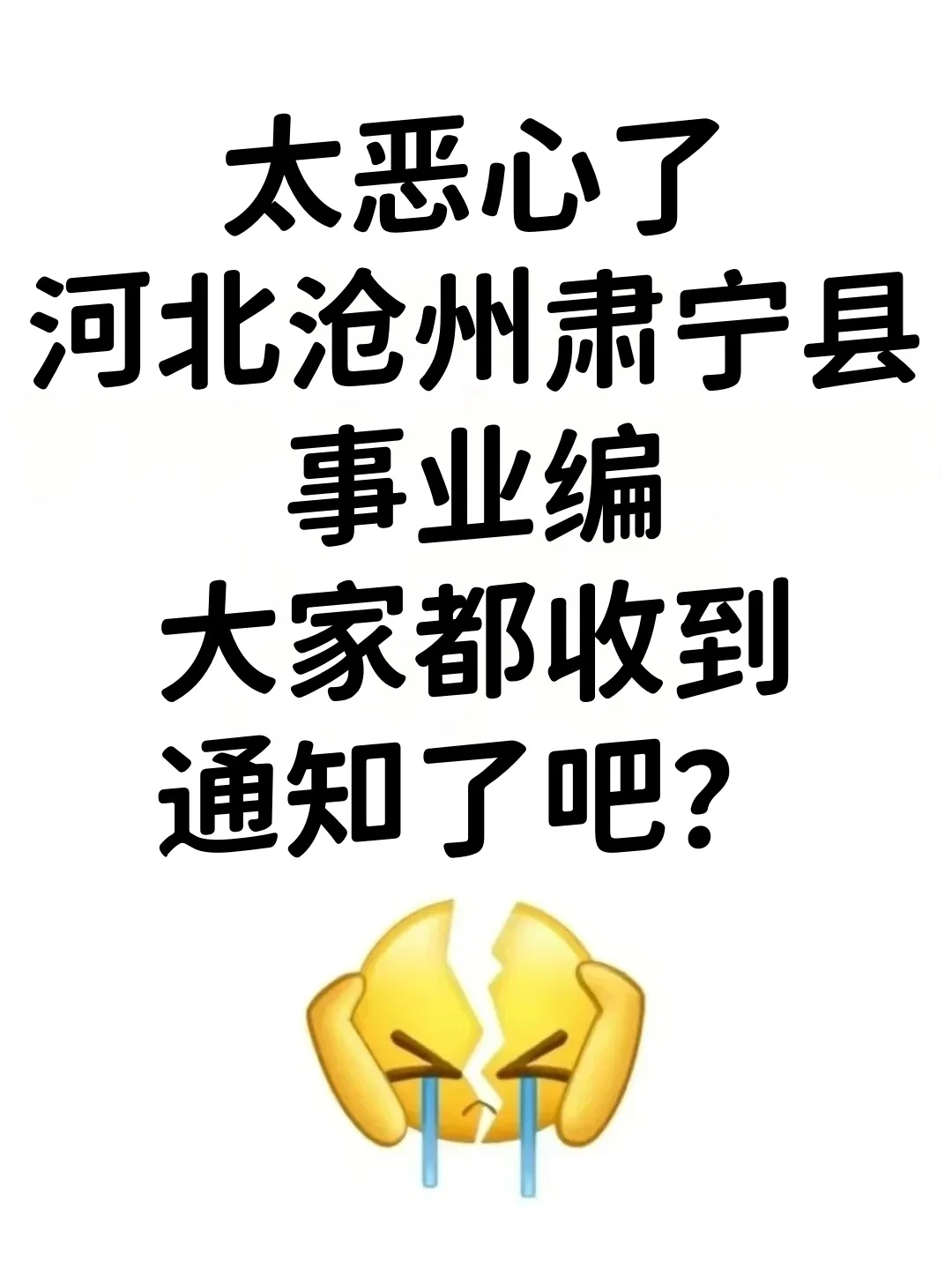 河北沧州肃宁县事业编，蕞简单的一年！