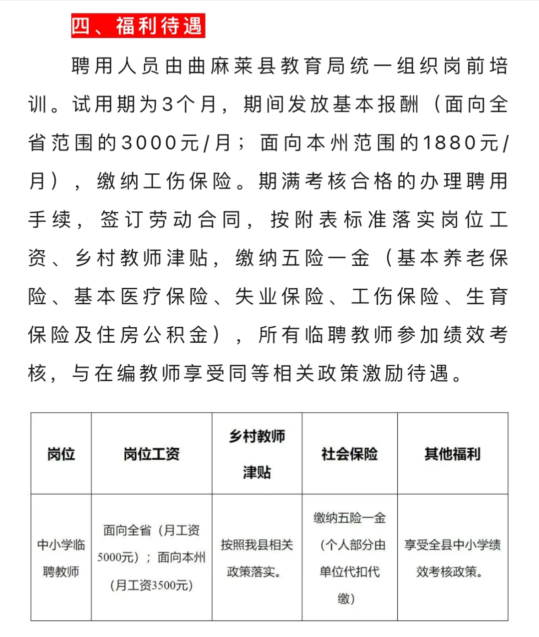 曲麻莱县公开招聘中小学临聘教师