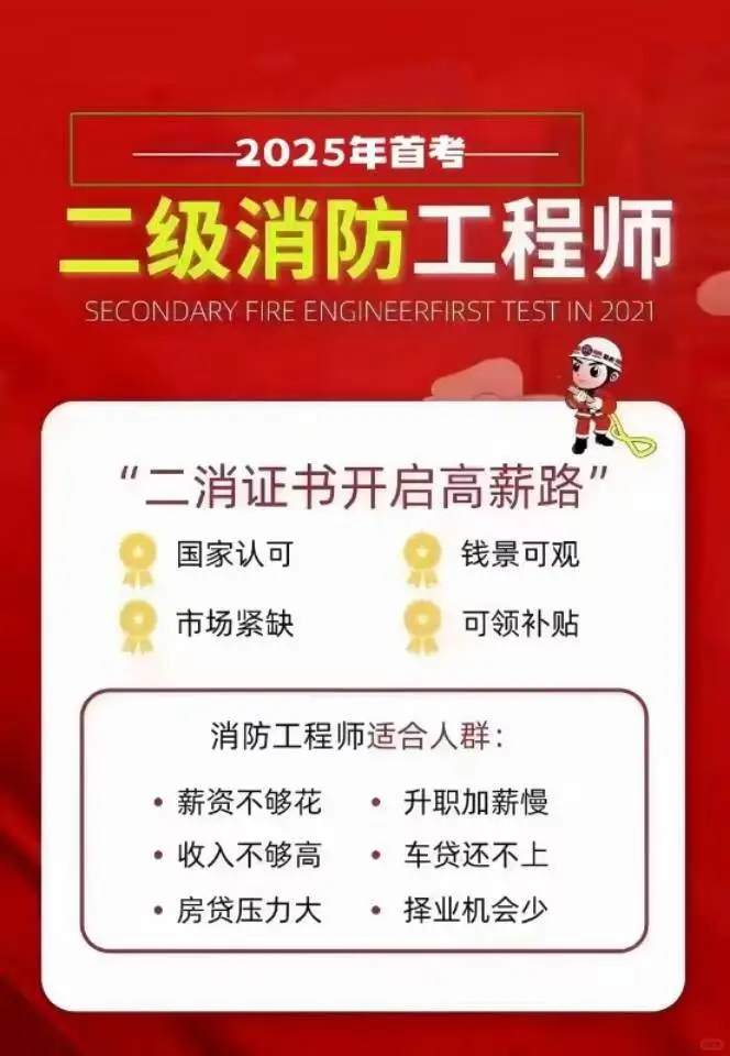 二级消防工程师首考
