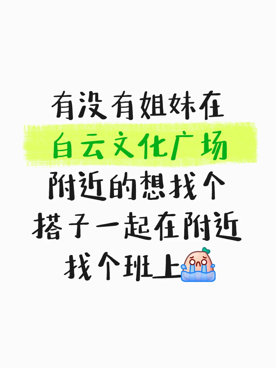 广州白云区找工作搭子