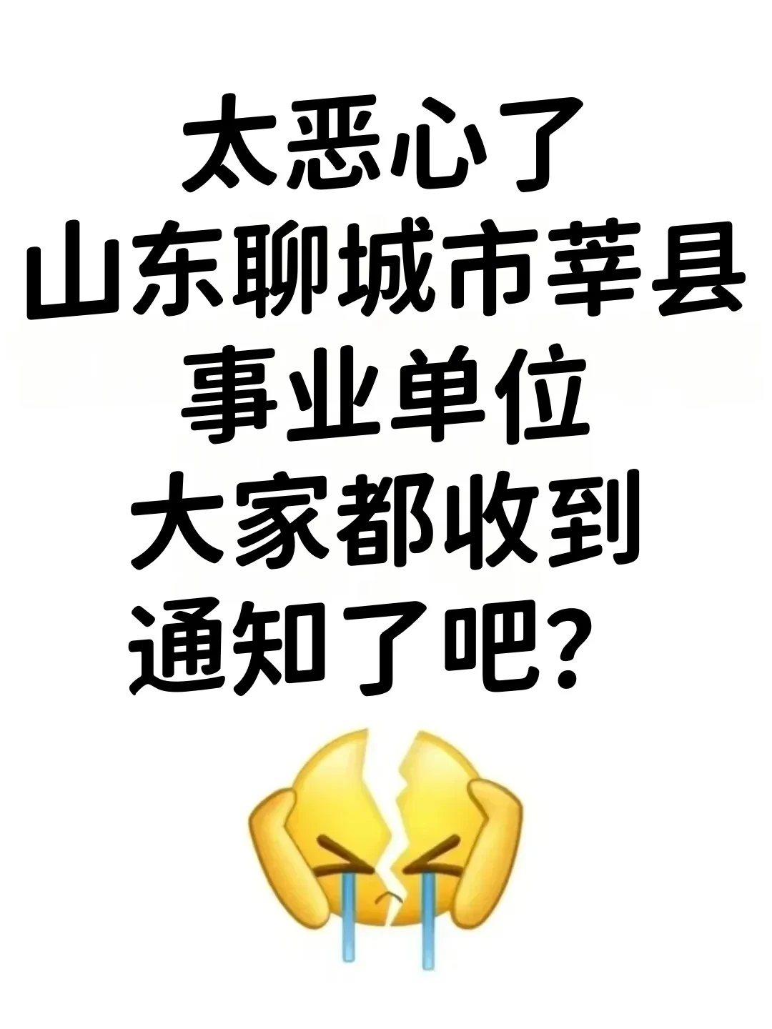 山东聊城市莘县事业编，蕞简单的一年！