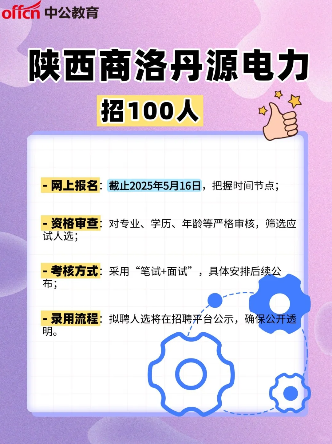 陕西商洛丹源电力招100人！速看
