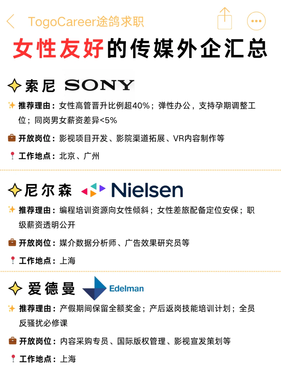 超宠女宝们的传媒外企 | 尽快投递🔥