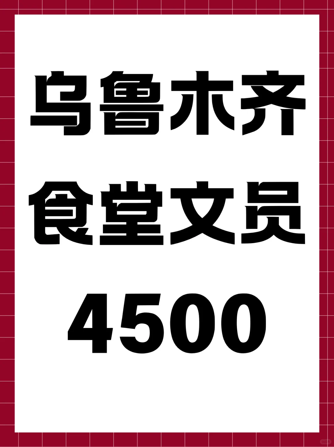 乌鲁木齐食堂文员 会电脑就可以🥺