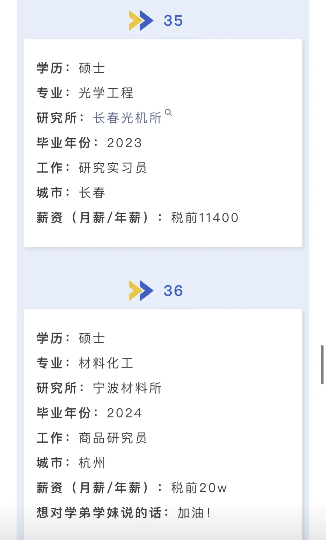 国科大｜毕业生薪资调查🔥卷的起飞…