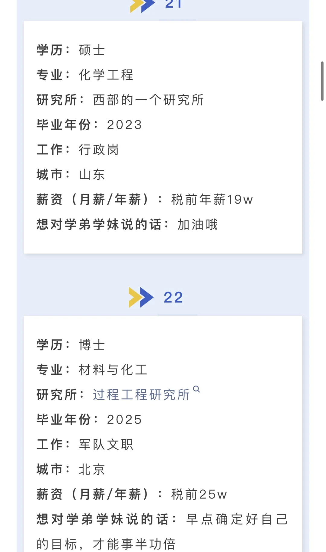 国科大｜毕业生薪资调查🔥卷的起飞…