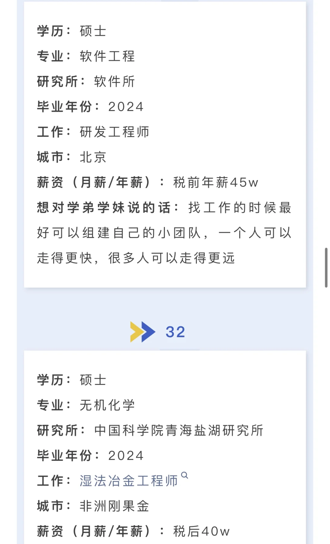 国科大｜毕业生薪资调查🔥卷的起飞…