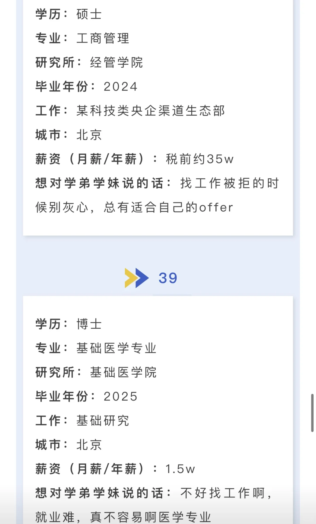 国科大｜毕业生薪资调查🔥卷的起飞…