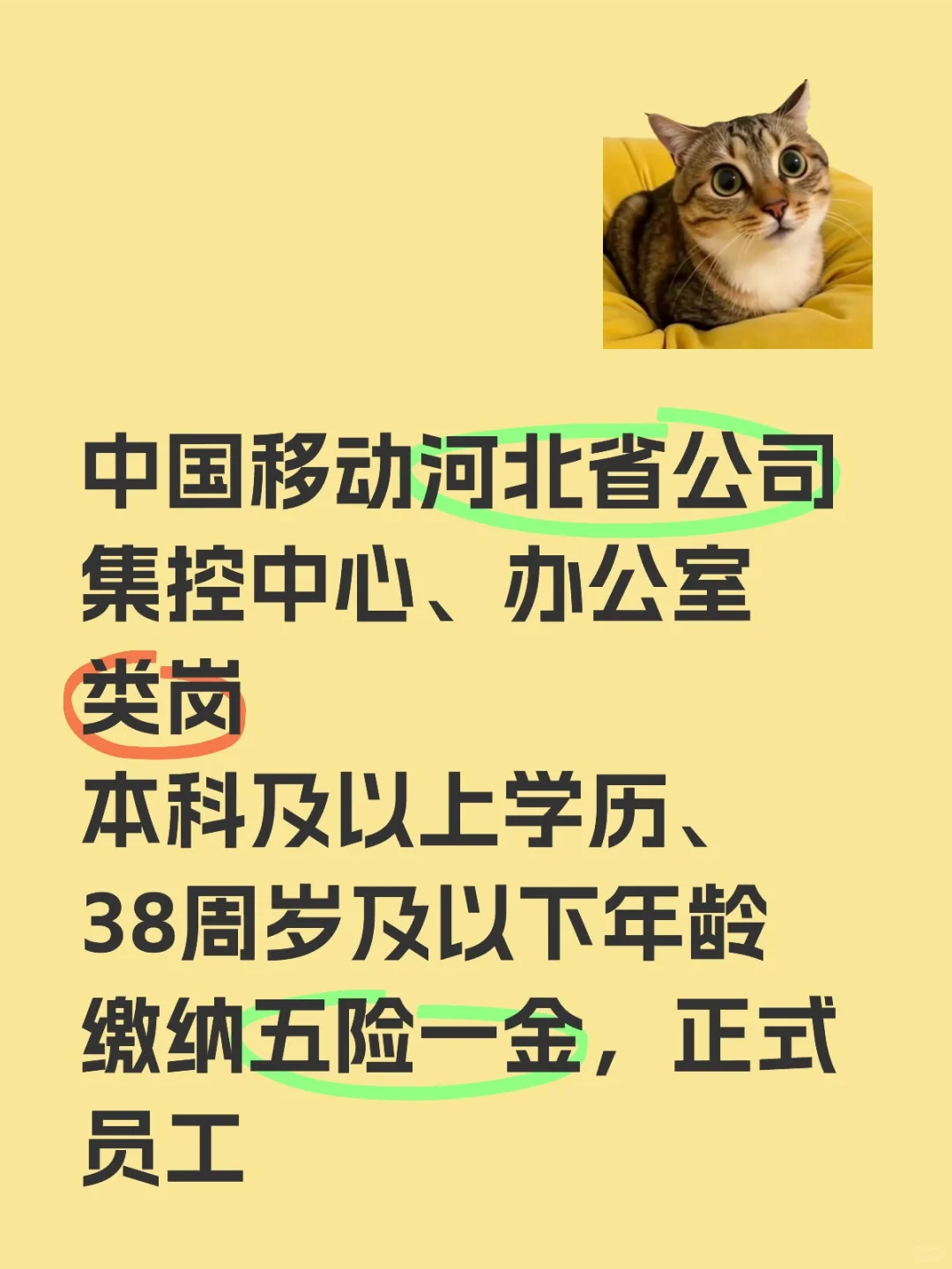 中国移动 正编非派遣