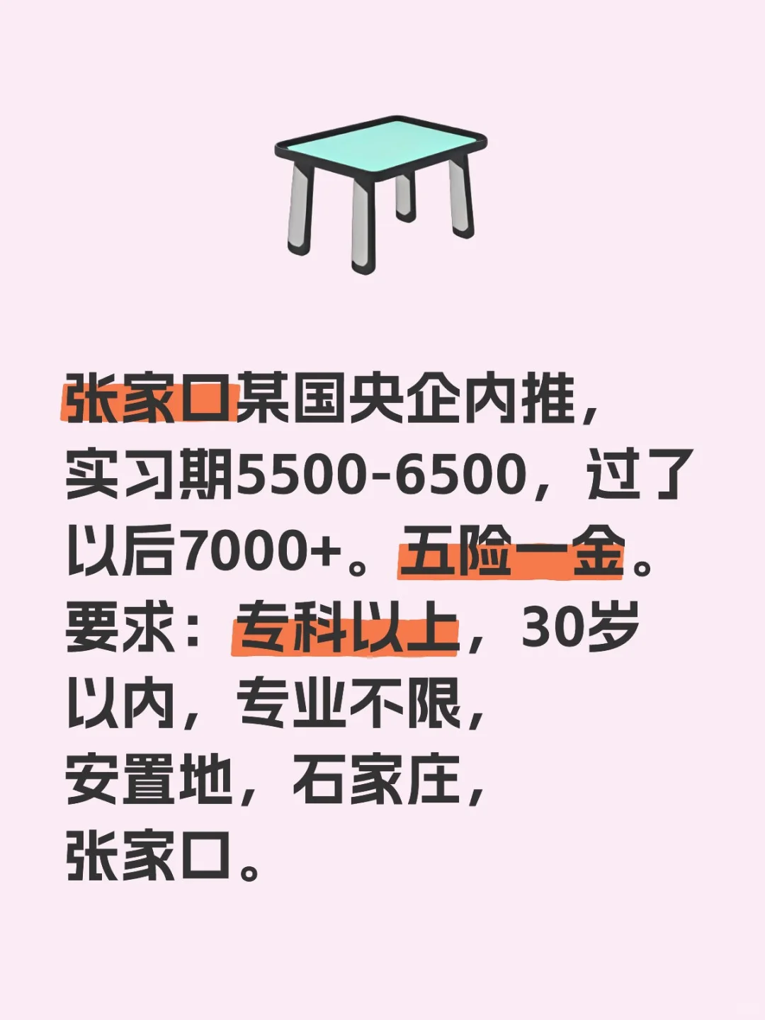 张家口国企工作