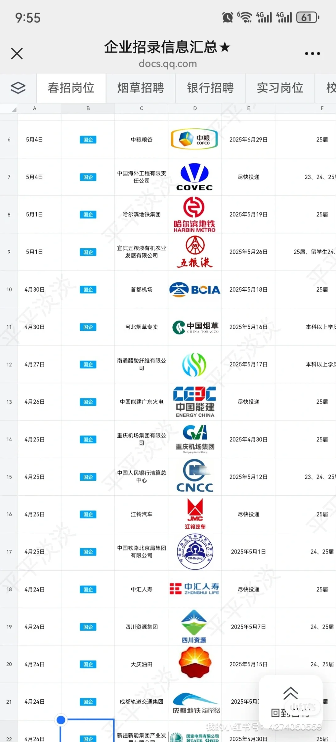 烟草局急需人手！不辞不退！