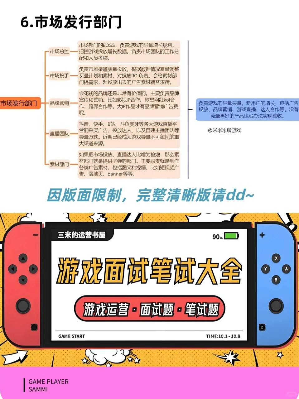 【超全拆解】游戏公司岗位百科全书