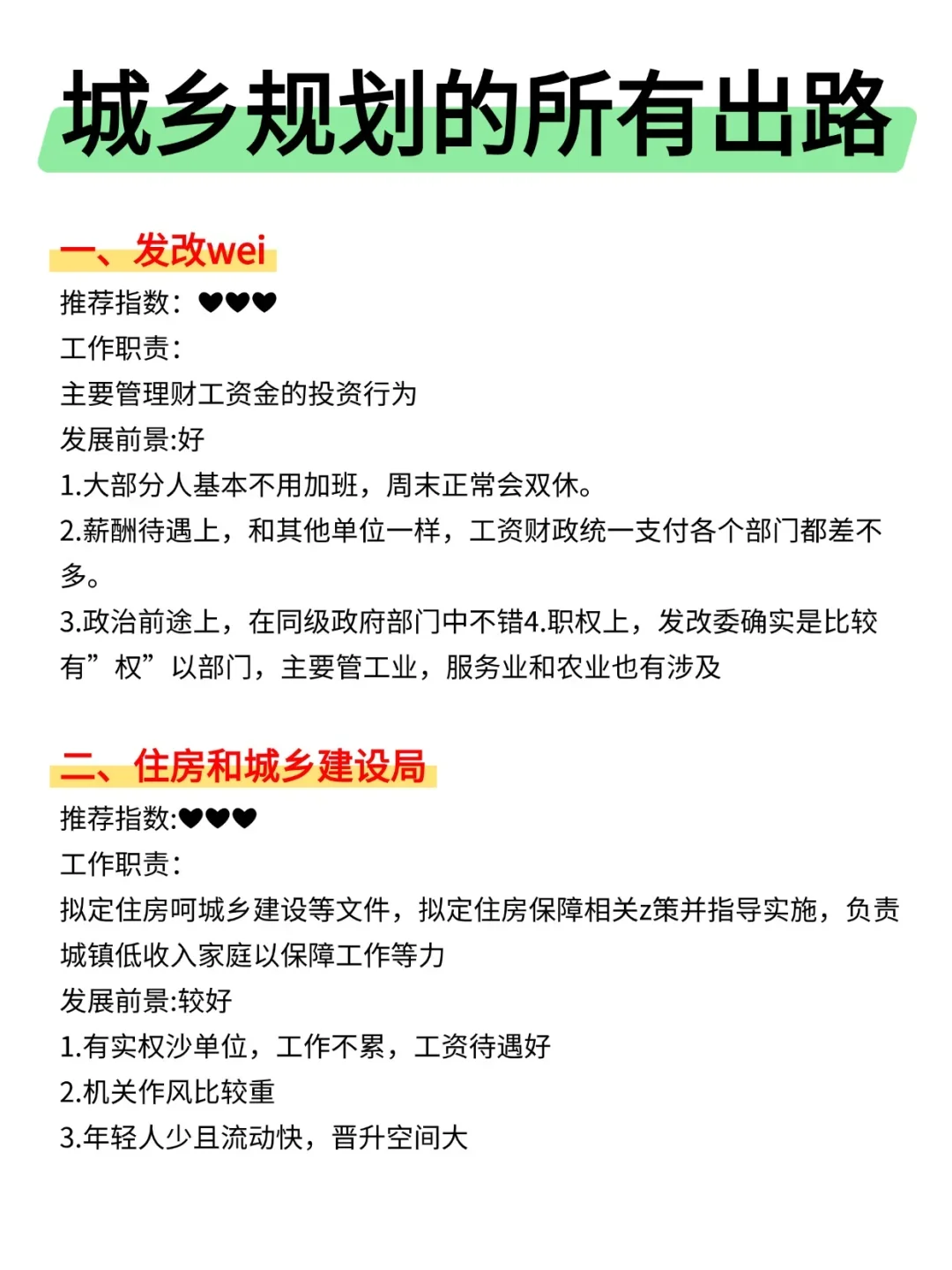 城乡规划专业的铁饭碗来咯！🏠城乡规划专业